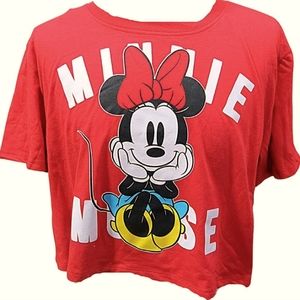 ☆SOLD☆  Disney 2 Pack Bundle Minnie and Mickey Mouse Tops Red Size XL